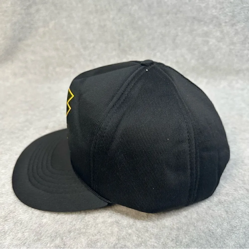 Shepard Detective System Hat‎ Black Full Foam Snapback Security Work Wear Casual